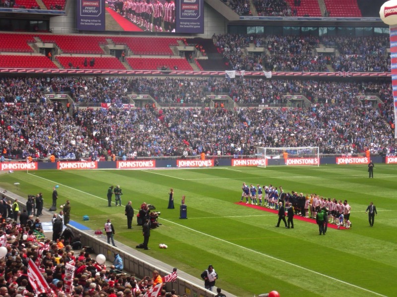 The teams line up for the presentations