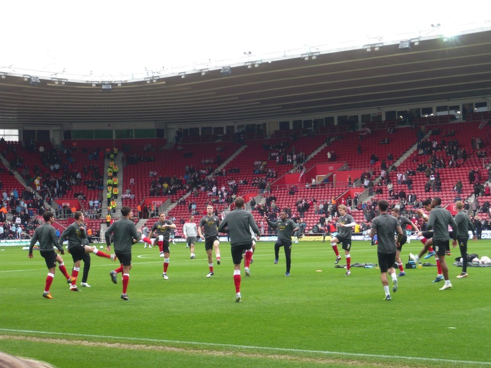 Rickie Lambert and the team