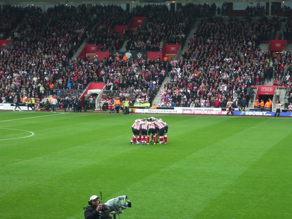 Team huddle